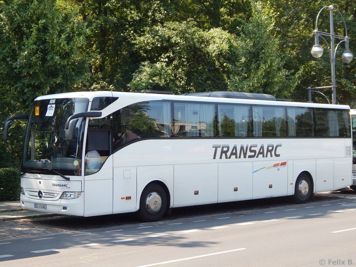 Mercedes Tourismo von Transarc aus Frankreich in Berlin.