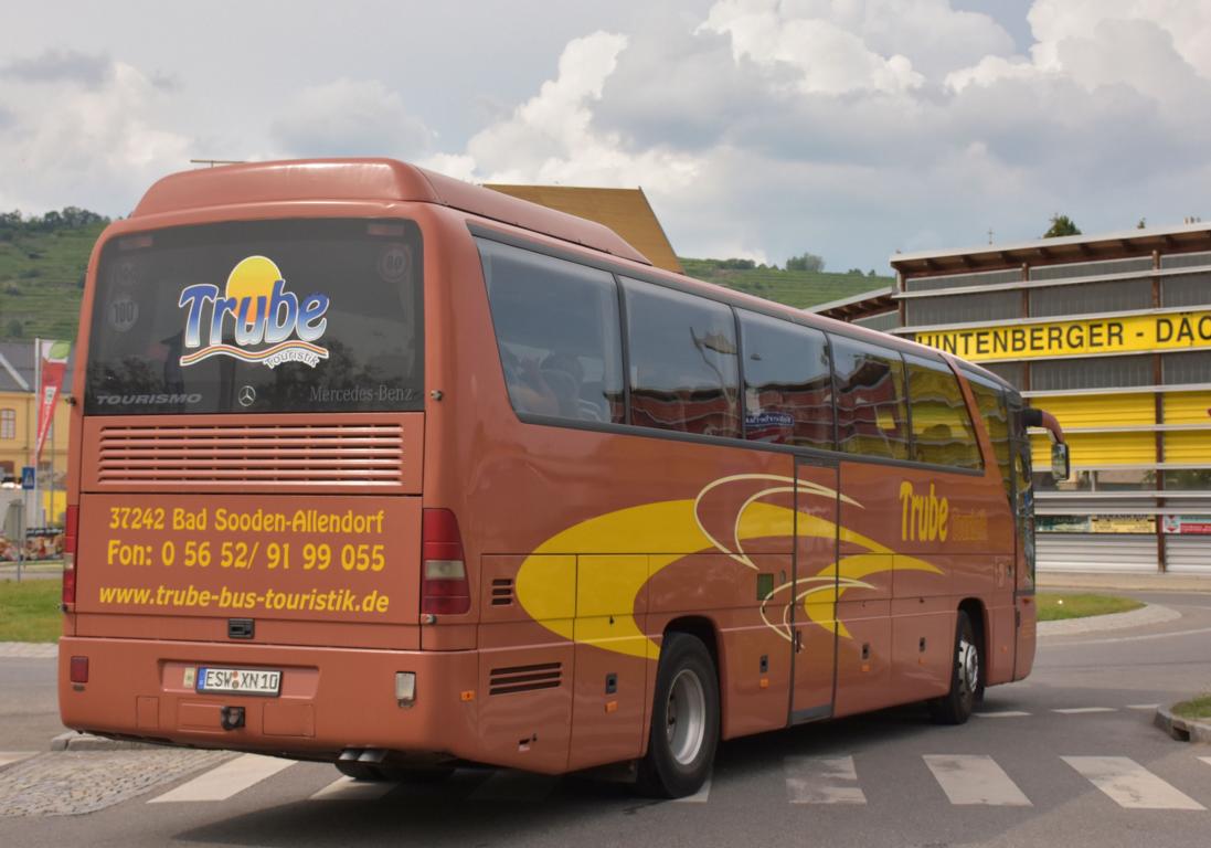Mercedes Tourismo von der Trube Bus Touristik aus der BRD 2018 in Krems.
