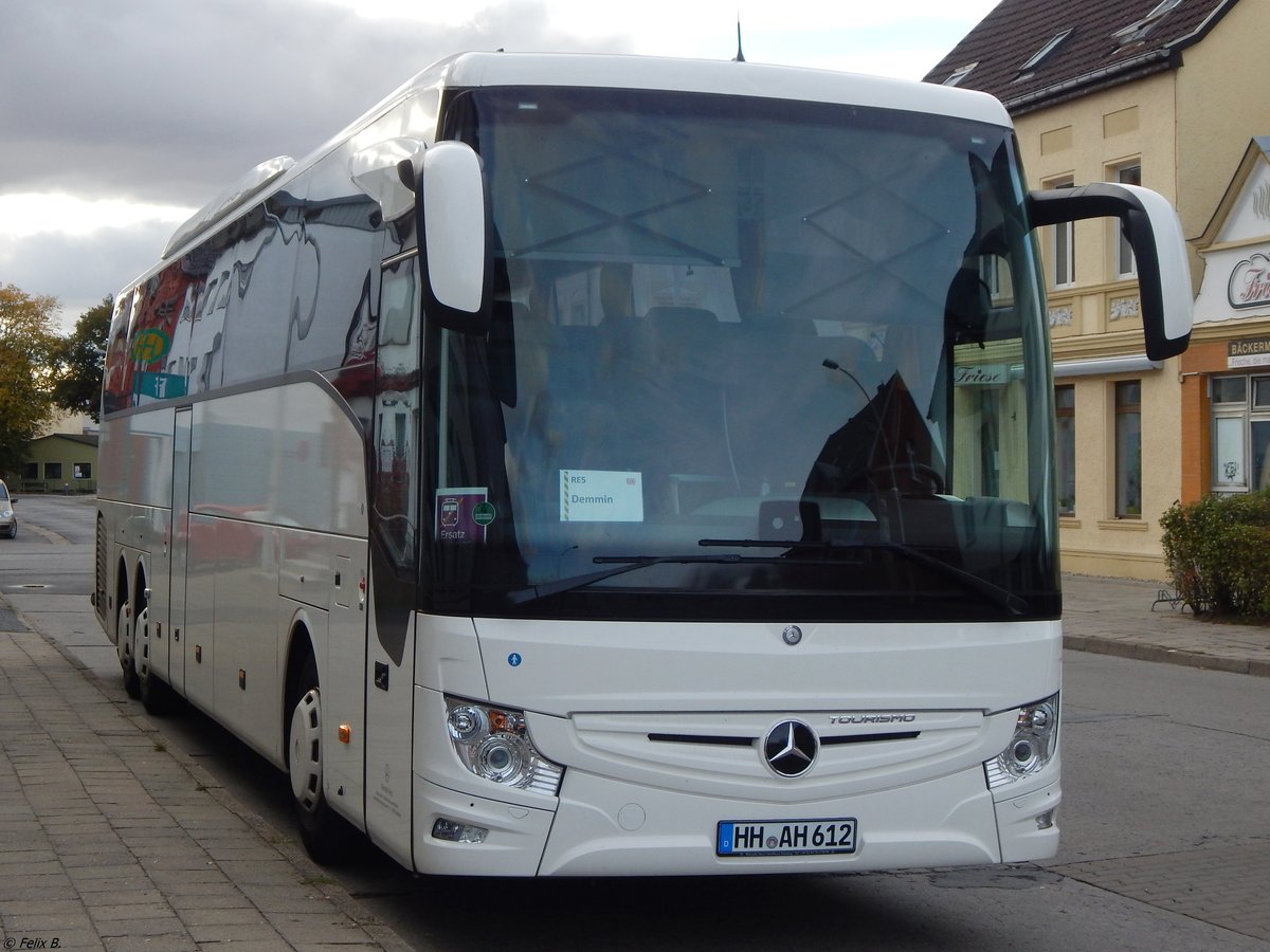 Mercedes Tourismo Vorführwagen aus Deutschland in Neubrandenburg.
