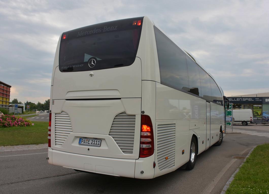 Mercedes Travego aus der BRD 2018 in Krems gesehen.