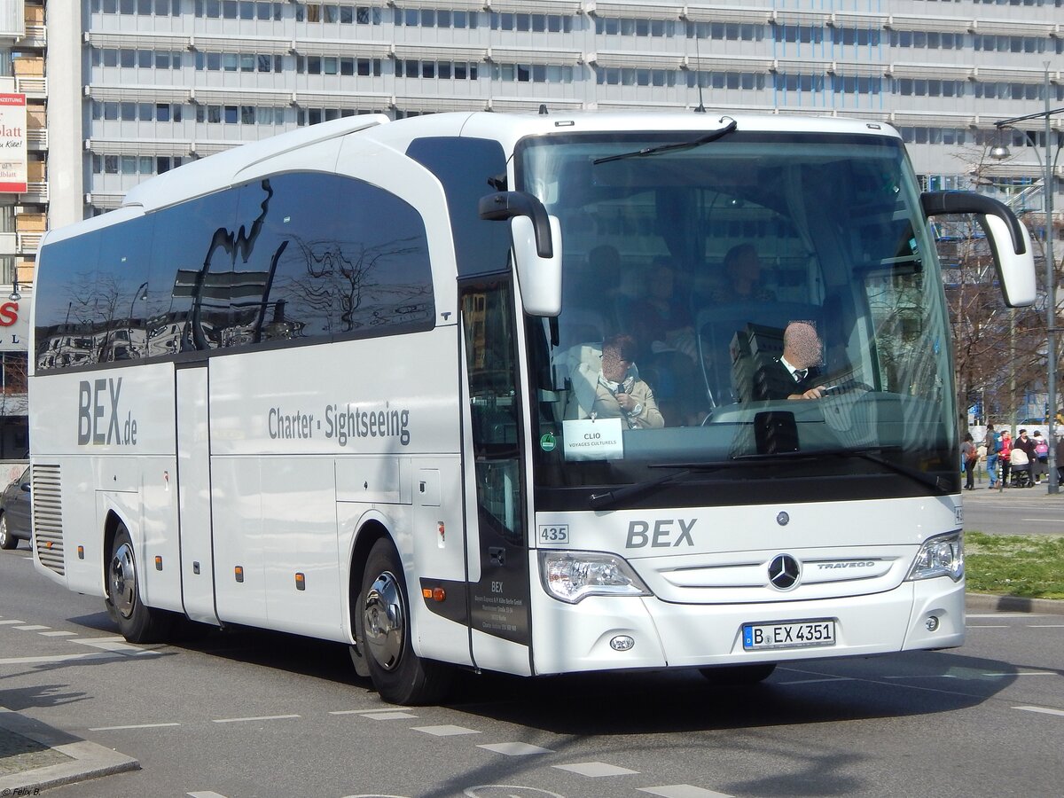 Mercedes Travego von BEX aus Deutschland in Berlin.