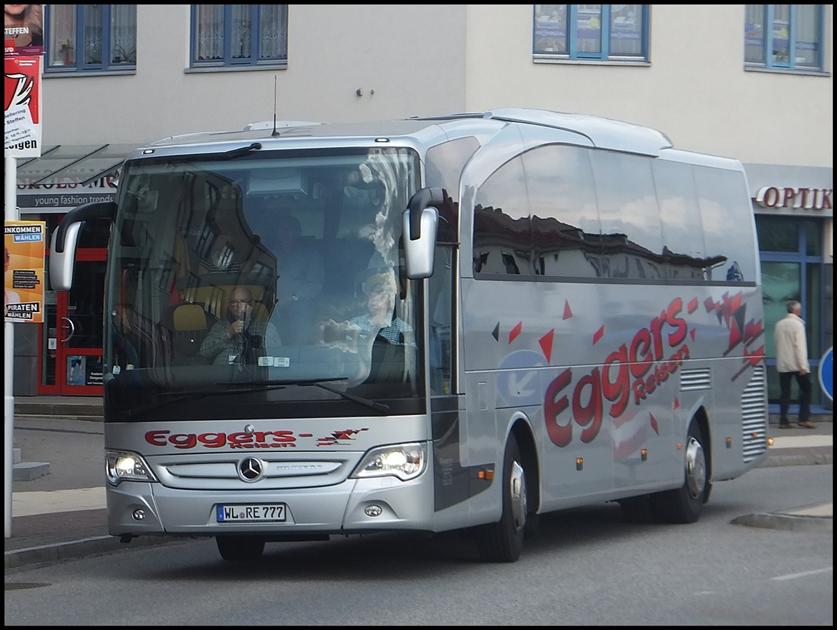 Mercedes Travego von Eggers Reisen aus Deutschland in Sassnitz.
