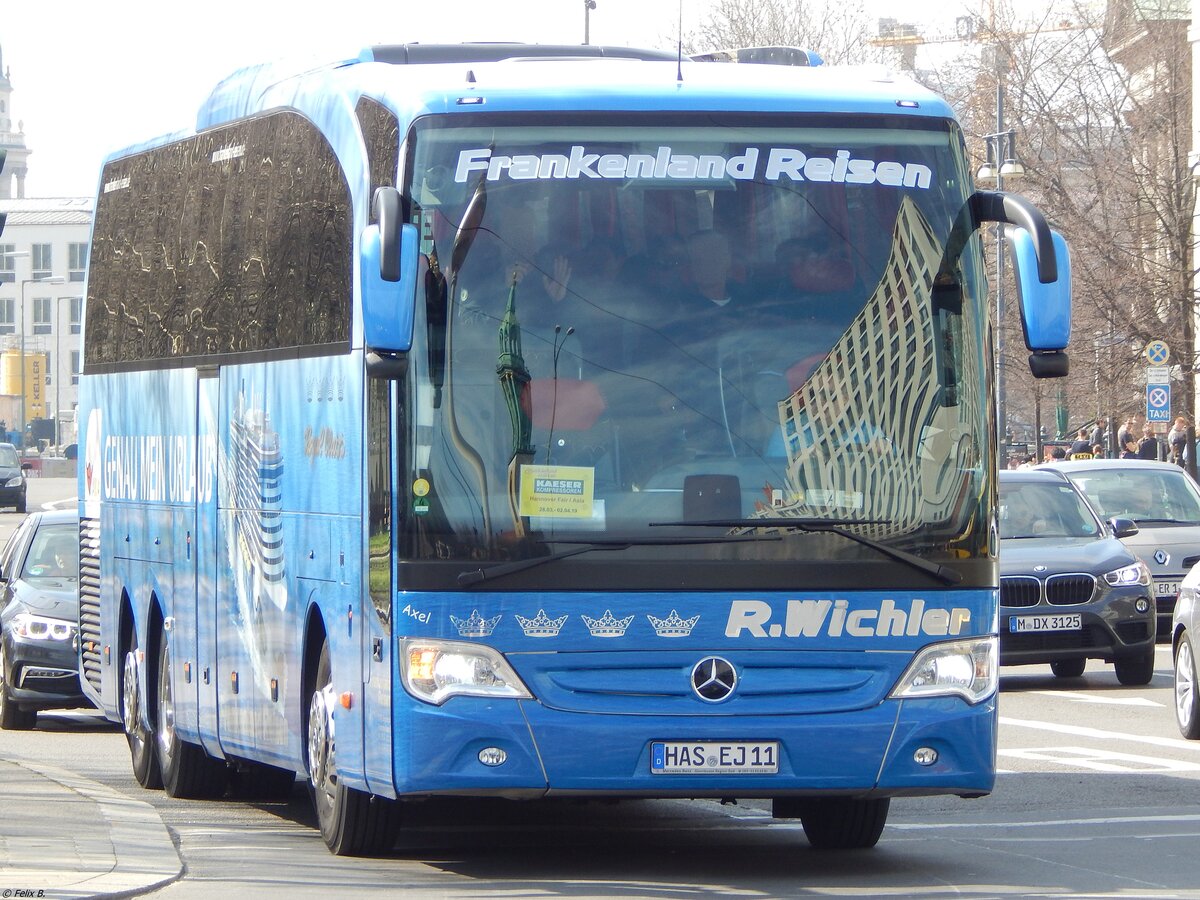 Mercedes Travego von Frankenland Reisen aus Deutschland in Berlin.
