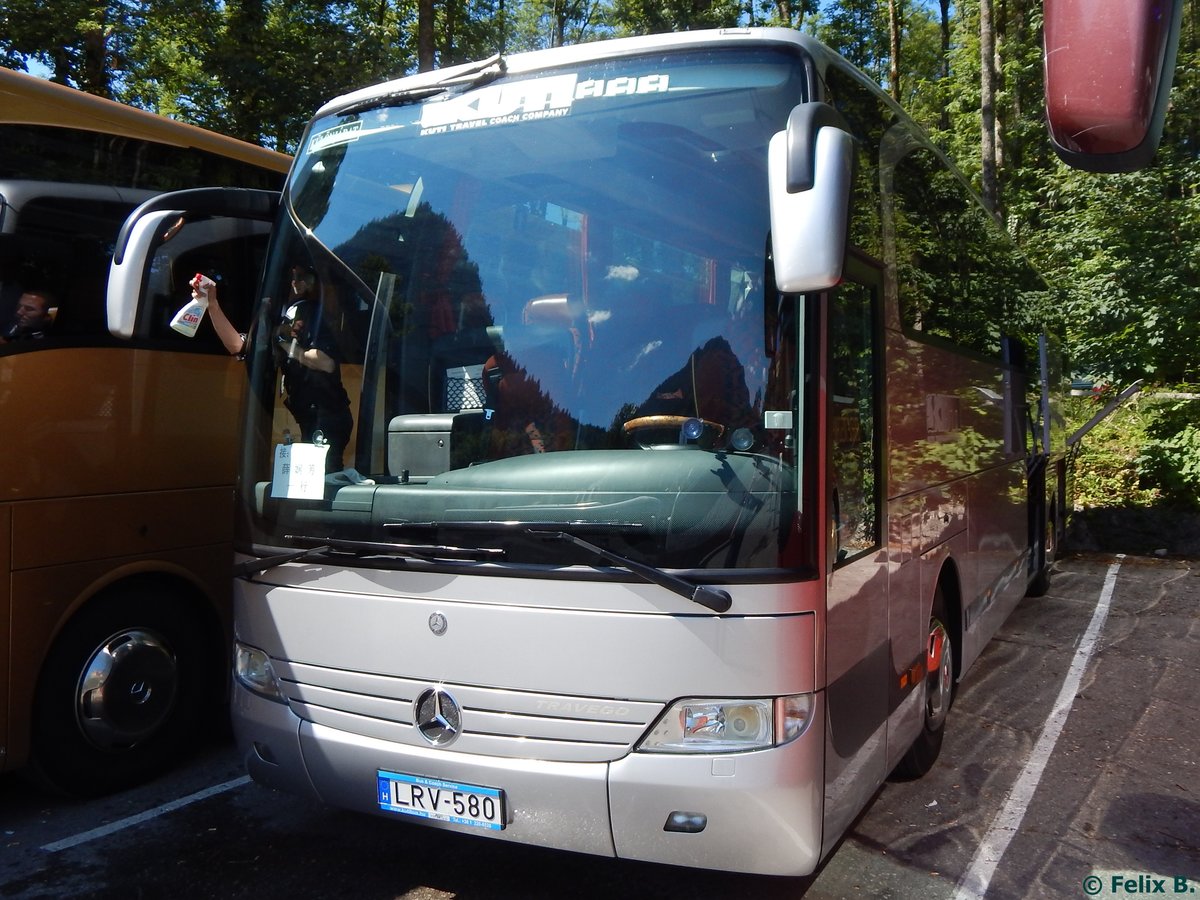 Mercedes Travego von Kuti Travel aus Ungarn in Hohenschwangau.