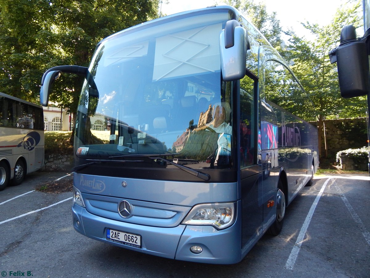 Mercedes Travego von Planet Line aus Tschechien in Hohenschwangau.