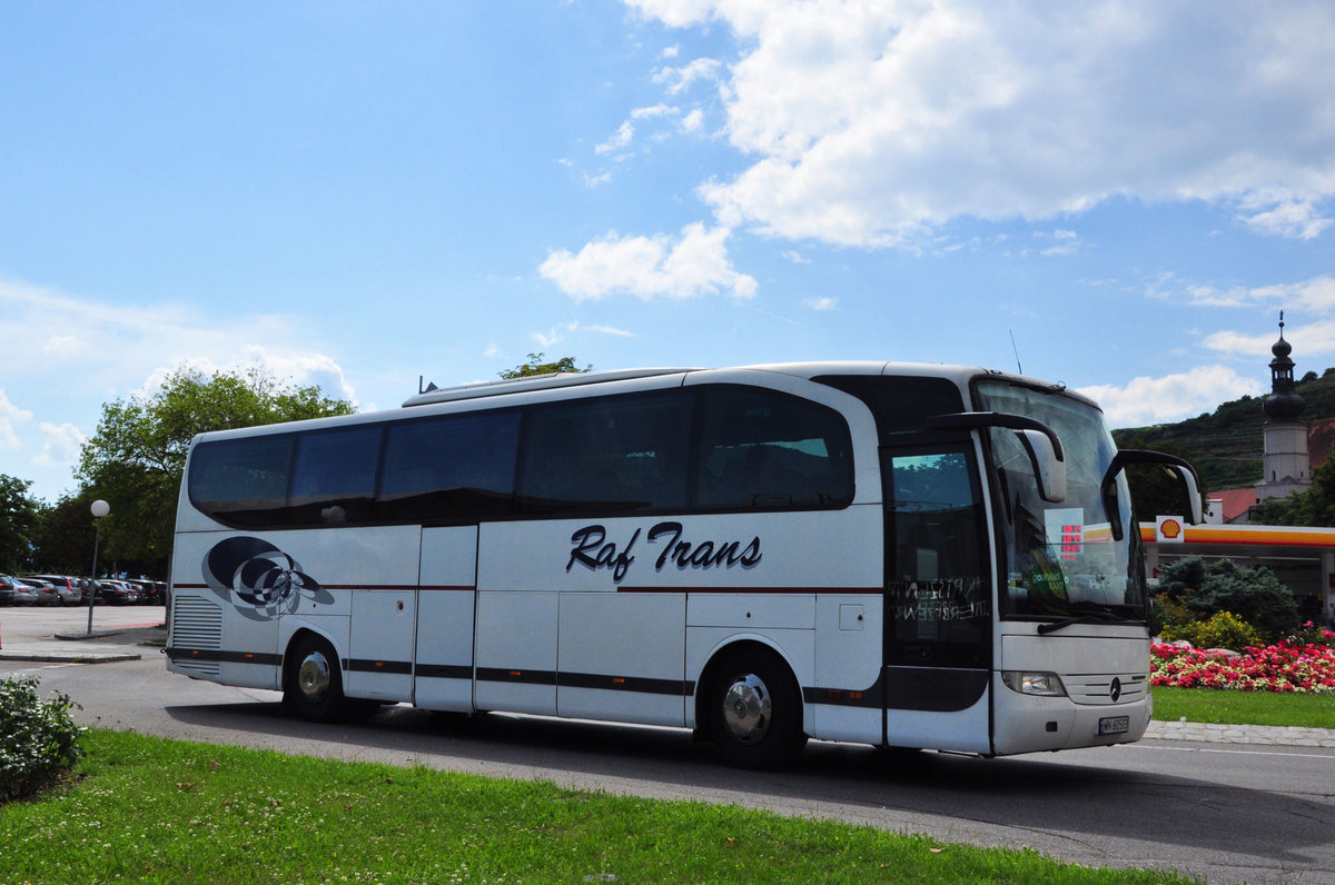 Mercedes Travego von Raf Trans aus PL in Krems unterwegs.