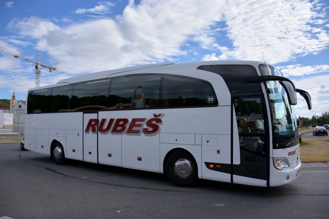 Mercedes Travego von Rubes Reise aus der CZ 2017 in Krems.