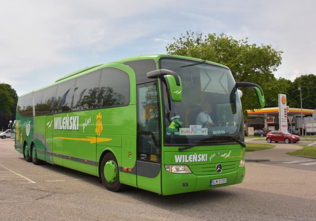 Mercedes Travego von Wilensky Reisen aus PL 2018 in Krems.