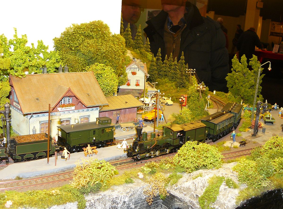 Modellbahn in H0  Ferien in Blumenfeld .  Blumenfeld . Nederlandse modelspoordagen Rijswijk, Niederlande 17-01-2015.

Modelbaan in schaal H0  Ferien in Blumenfeld .  Blumenfeld  is een fictief dorpje, gelegen in het Bayerische wald. Nederlandse modelspoordagen Rijswijk 17-01-2015.