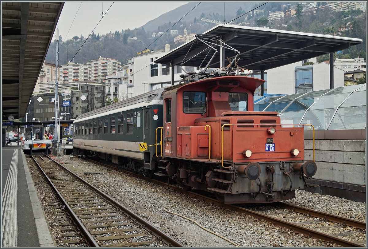 Neben dem Te III mit dem  Fisch , gibt es in Locarno auch noch den Te II N 157, welcher sich jedoch optisch in relativ schlechtem Zustand zeigt.
21. Mrz 2014