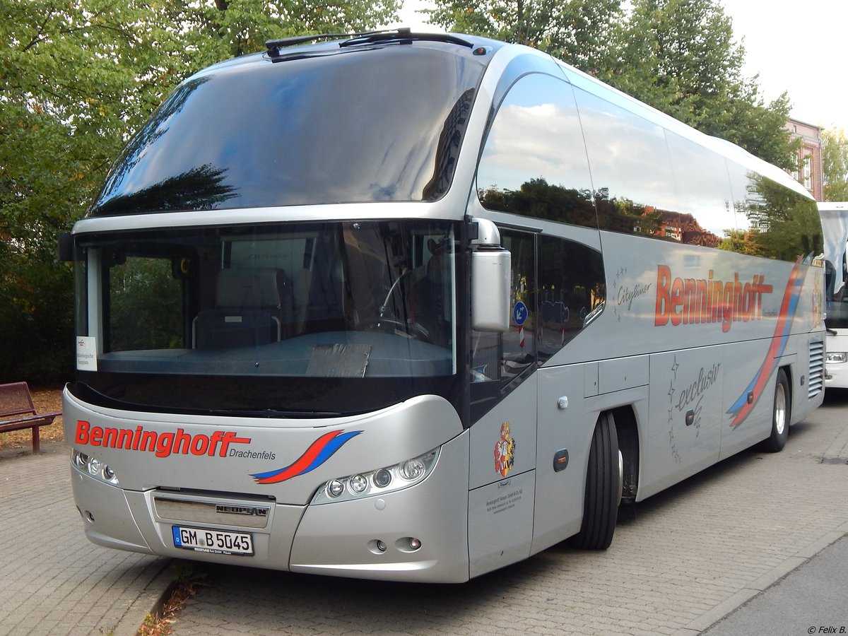Neoplan Cityliner von Benninghoff aus Deutschland in Neubrandenburg.