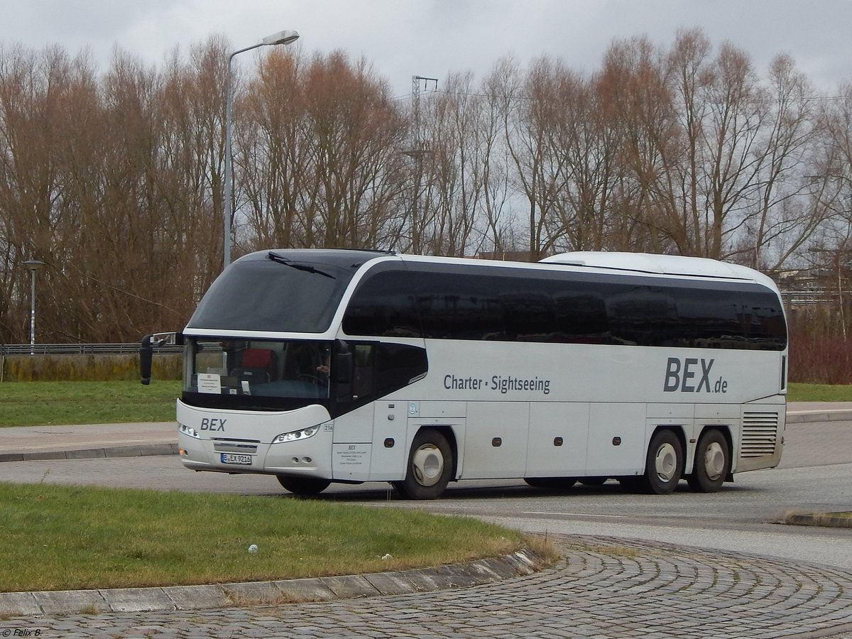 Neoplan Cityliner von BEX aus Deutschland in Rostock. 