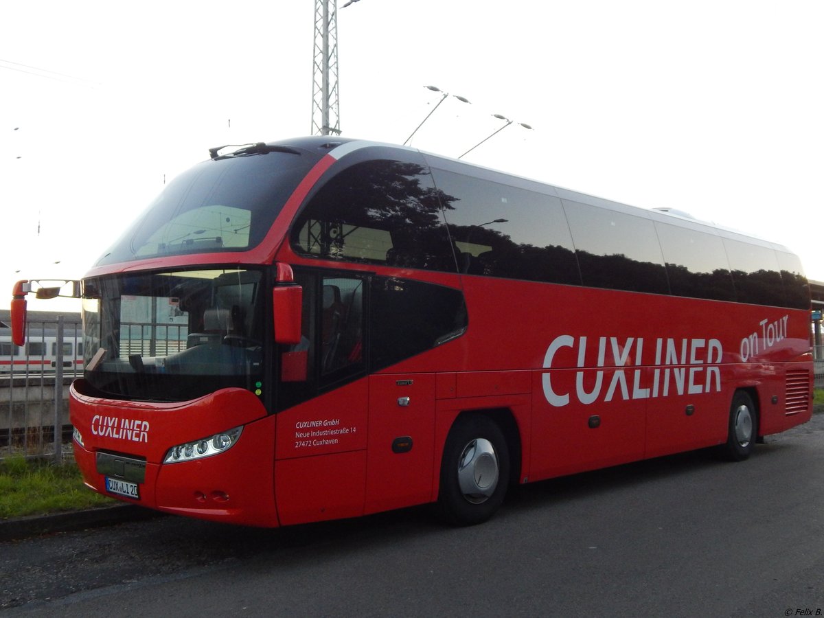 Neoplan Cityliner von Cuxliner aus Deutschland in Stralsund.