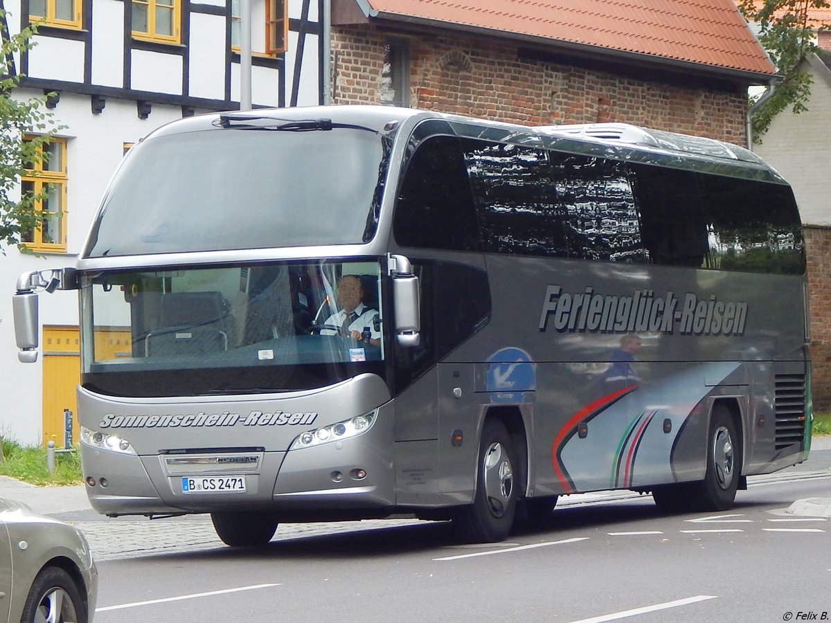 Neoplan Cityliner von Ferienglck-Sonnenschein-Reisen aus Deutschland in Stralsund.