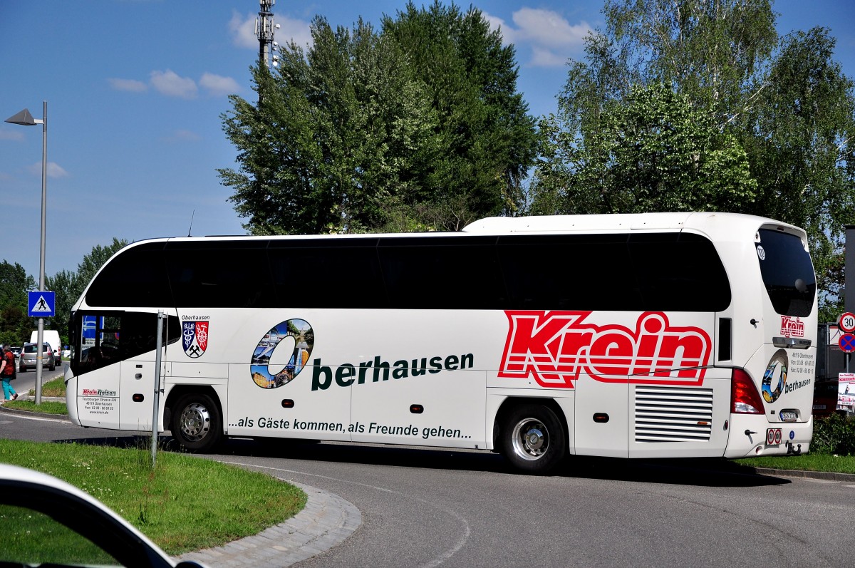 Neoplan Cityliner von Krein Reisen aus Oberhausen/BRD am 25.Mai 2014 in Krems.
