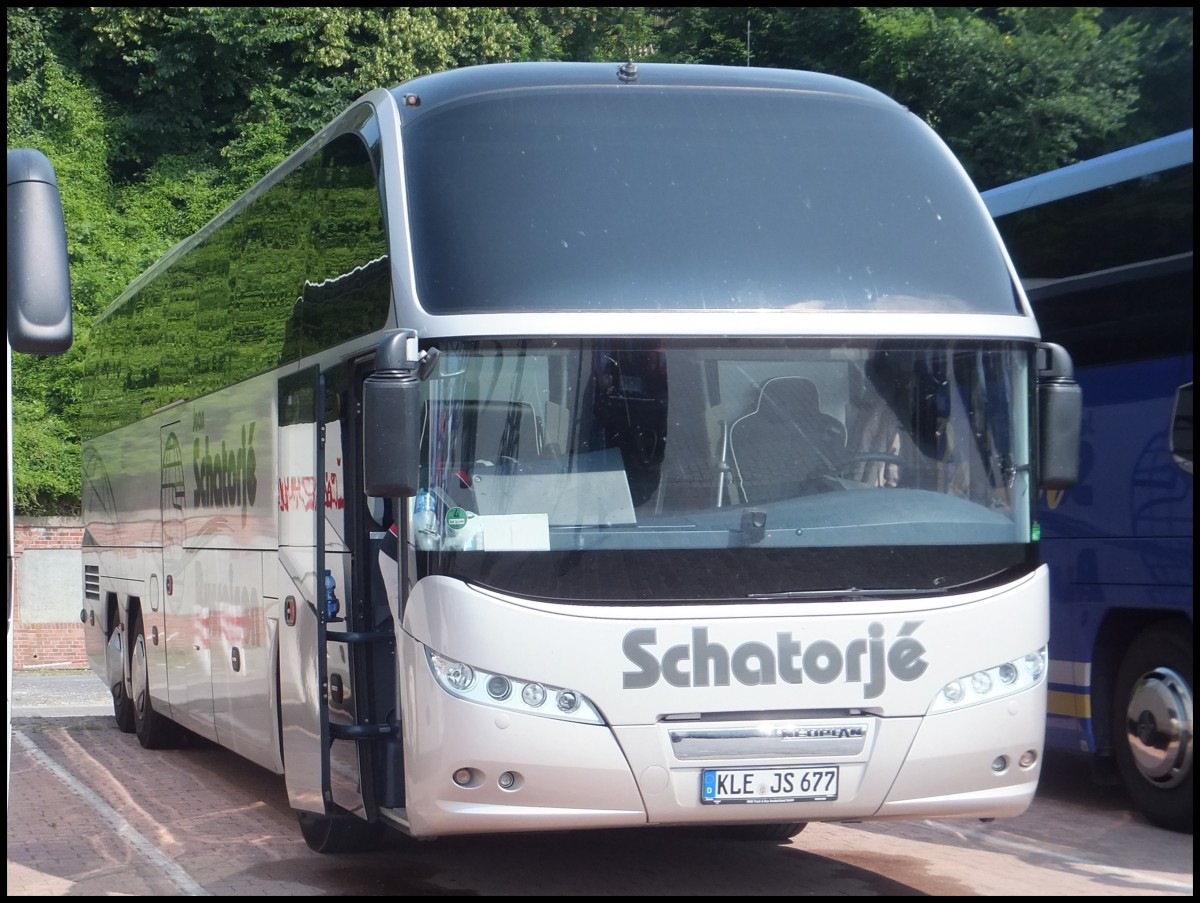 Neoplan Cityliner von Schatorj aus Deutschland im Stadthafen Sassnitz.