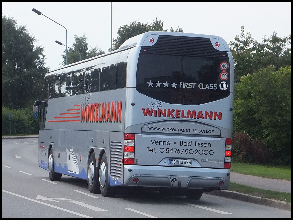 Neoplan Cityliner von Winkelmann aus Deutschland in Sassnitz.