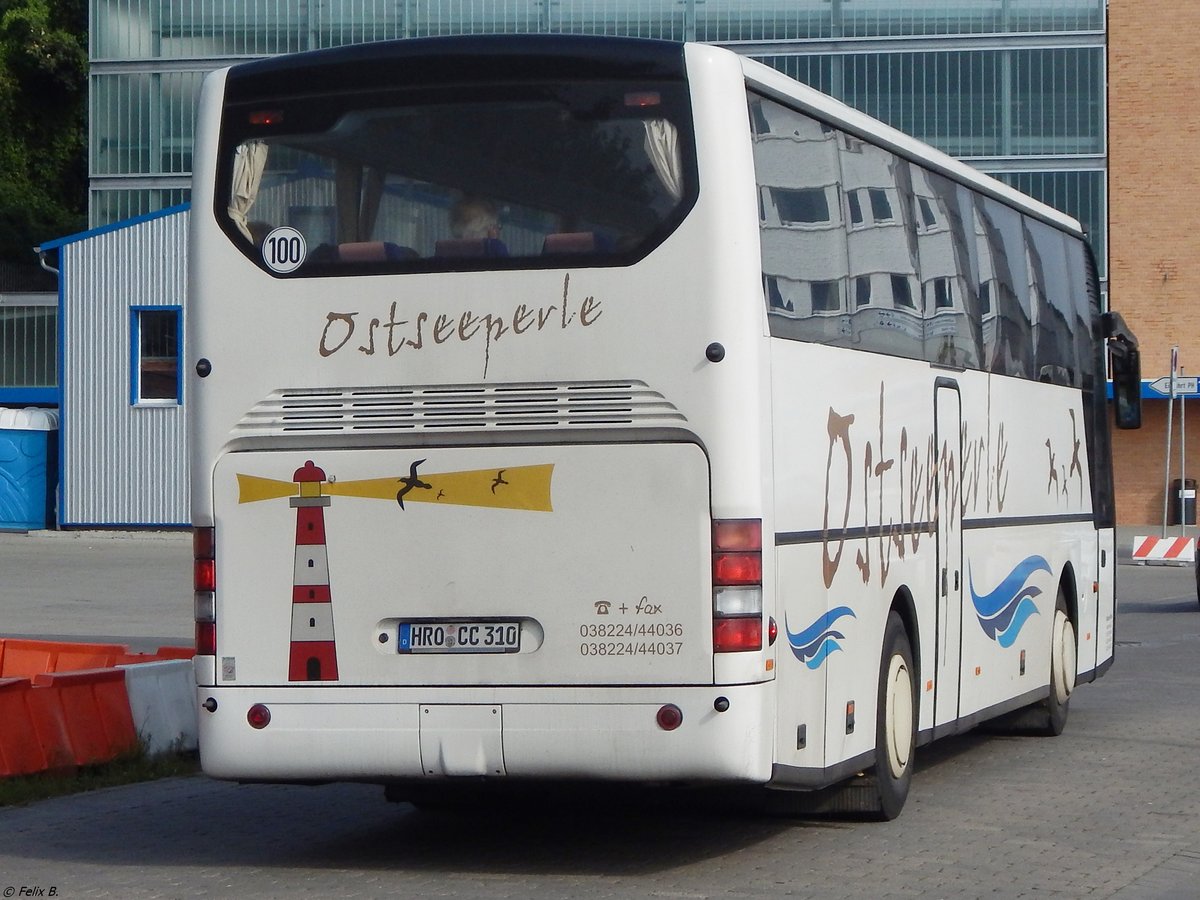 Neoplan Euroliner von Ostseeperle aus Deutschland in Sassnitz.