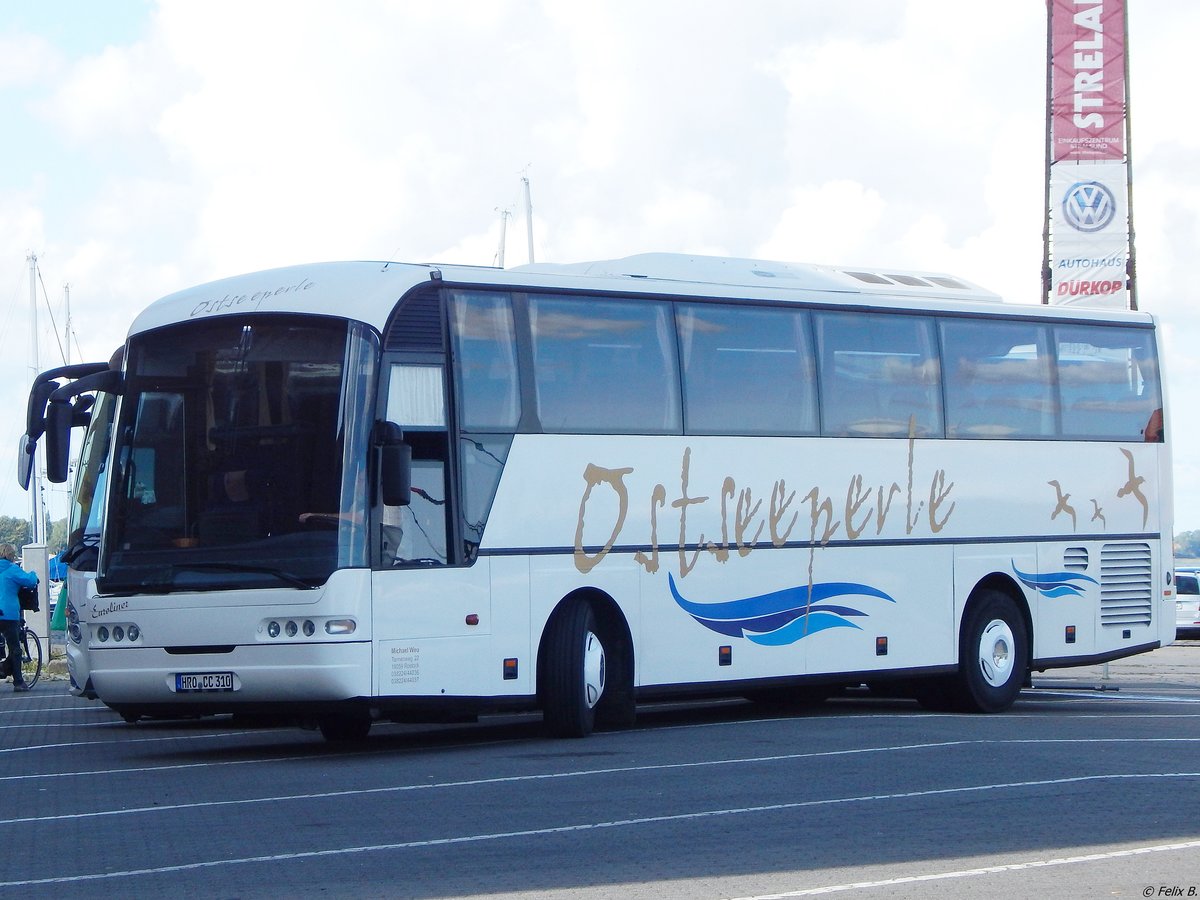 Neoplan Euroliner von Ostseeperle aus Deutschland in Stralsund.