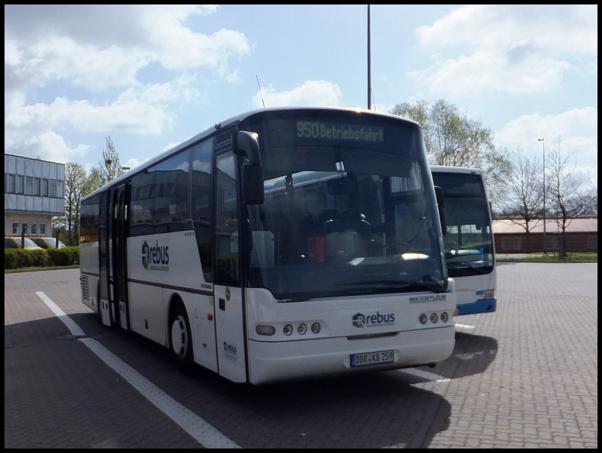 Neoplan Euroliner von Regionalbus Rostock in Rostock.