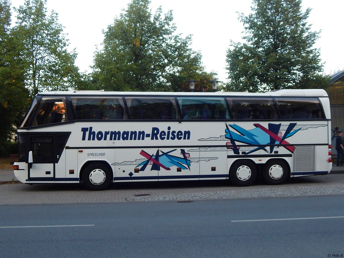 Neoplan Spaceliner von Pakull-Thormann Reisen aus Deutschland in Neubrandenburg.