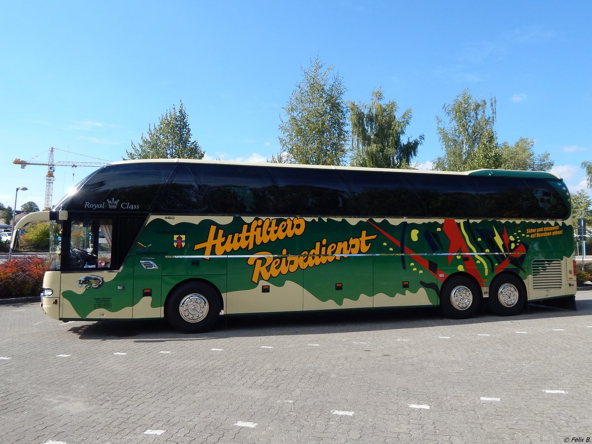 Neoplan Starliner von Hutfilters Reisedienst aus Deutschland in Waren.