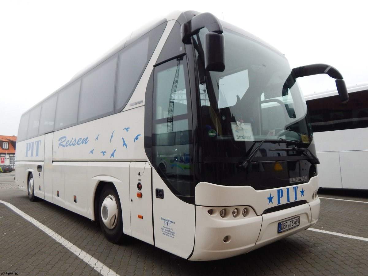 Neoplan Tourliner von Pit Reisen aus Deutschland in Stralsund.