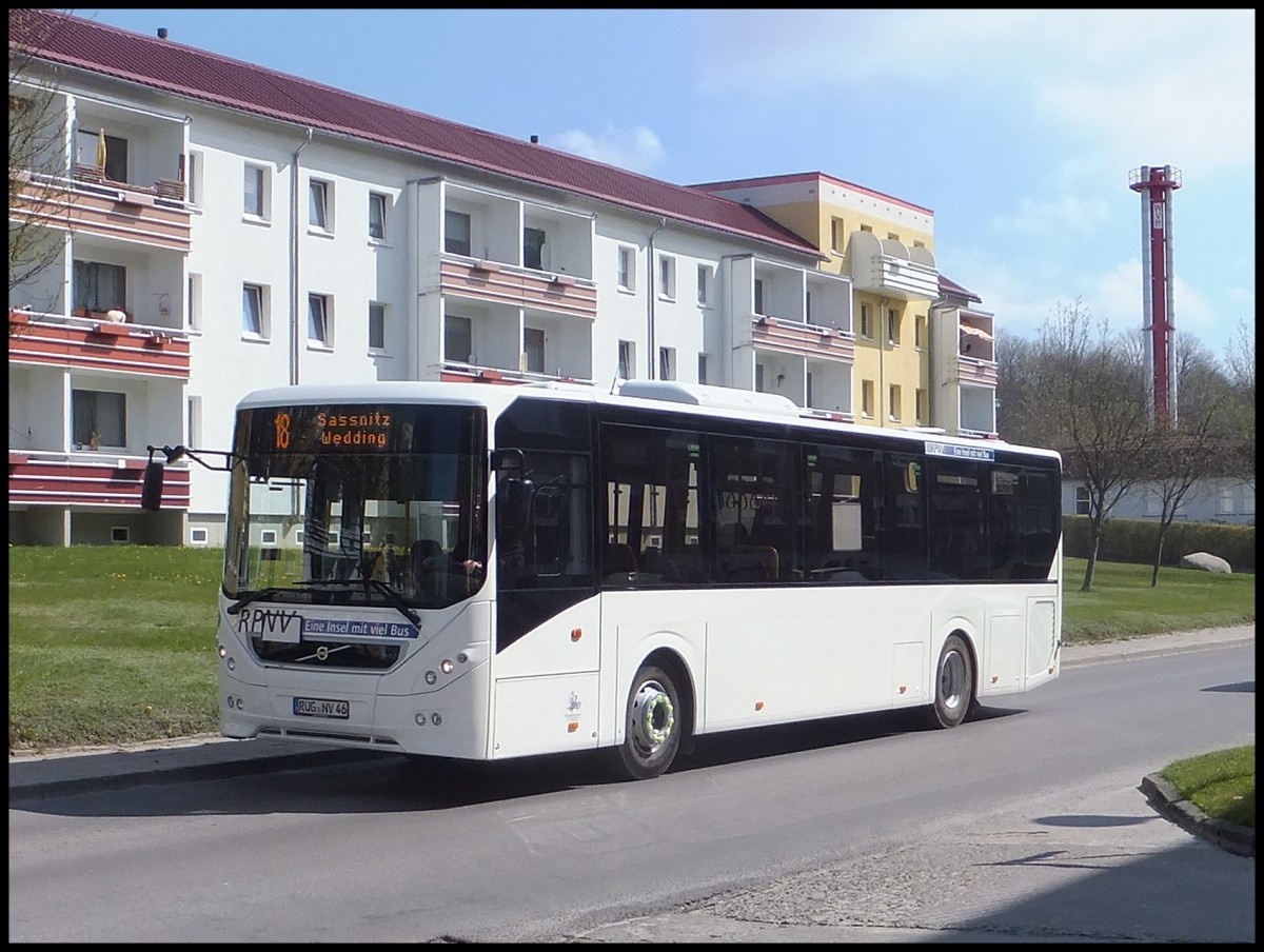 NEUER Volvo 8900 der RPNV in Sassnitz.