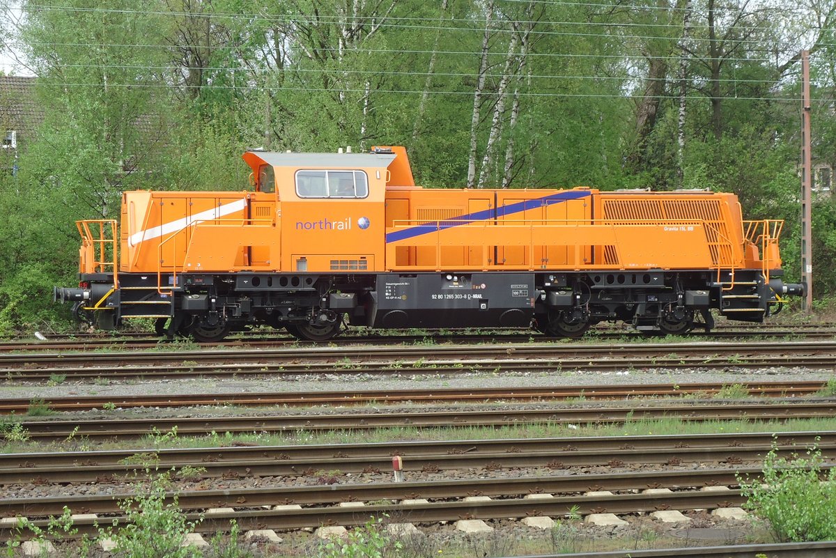 Northrail 1265 303 steht am 9 April 2014 in Gladbeck West.