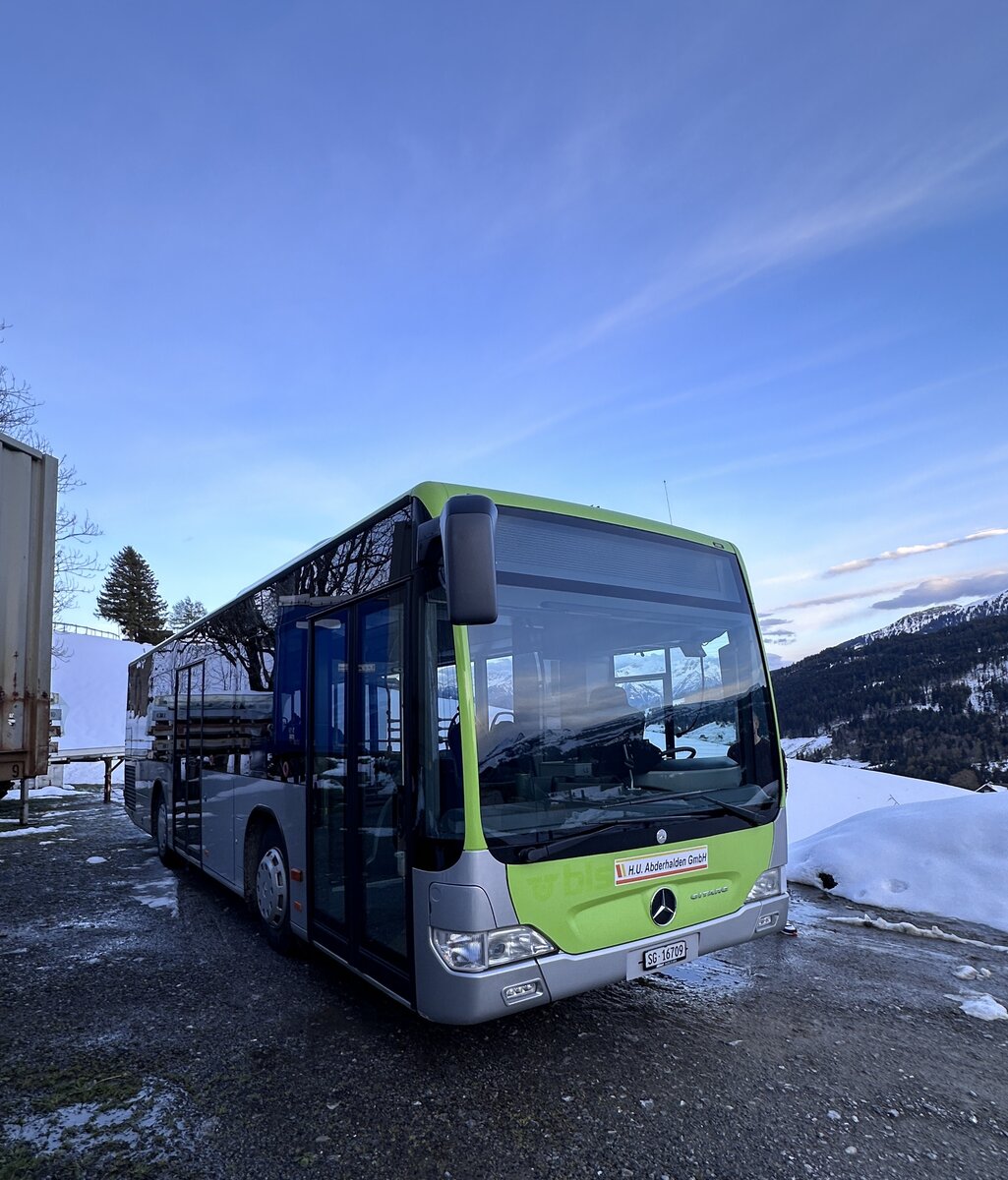 (O 24.4 a) - Abderhalden, Wildhaus - SG 16'709 - Mercedes (ex Busland, Burgdorf Nr. 207) am 26. April 2024 in Wildhaus, Garage