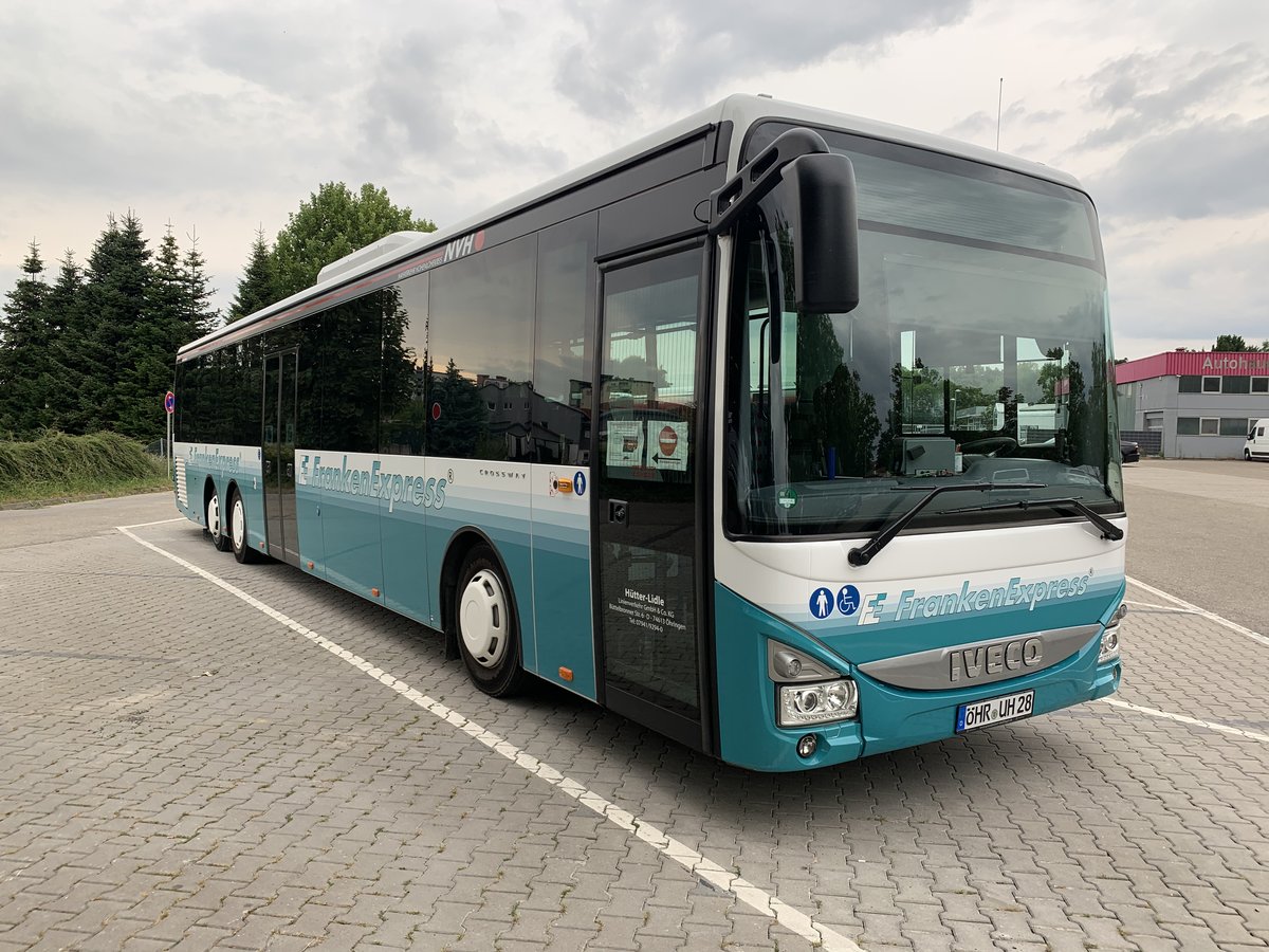 ÖHR-UH 28 (Baujahr 2018) von Hütter steht am 2.8.2020 in Öhringen.
