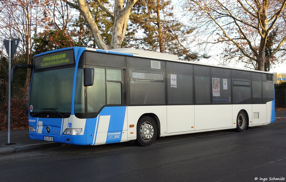 Pflieger Reise & Verkehr aus Böblingen | Stadtverkehr Böblingen Sindelfingen (SBS) | Nr. 30 | BB-RP 30 | Mercedes-Benz Citaro Facelift | 13.12.2015 in Böblingen