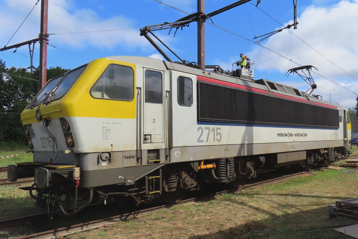 PFT-TSP organisierten am 17 Augustus 2024 ein netter Ausstellung bei deren Museum Retrotrain in Saint-Ghislain und NMBS 2715 'CEDRIC'  war als Ausstellungsstuck dabei.