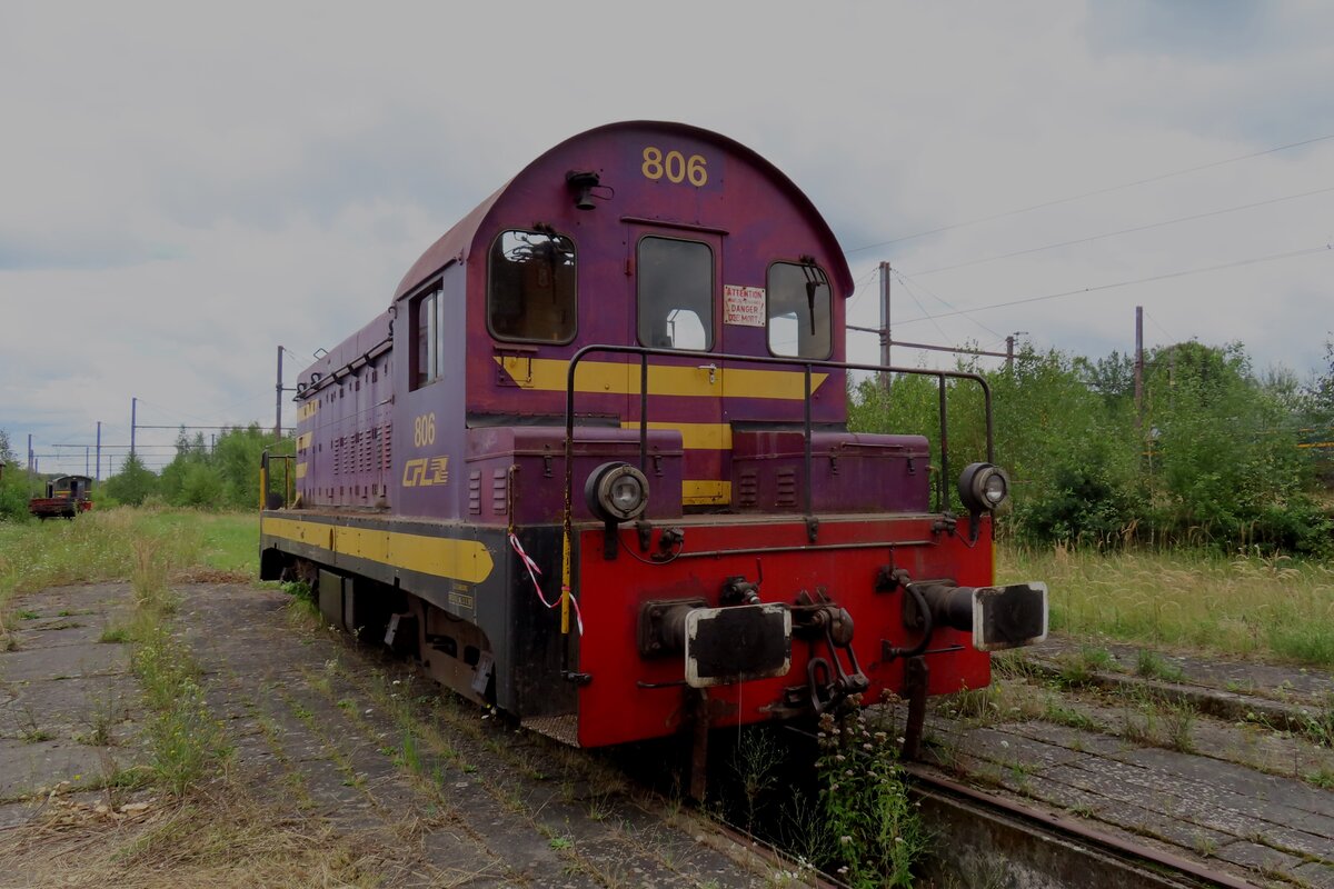 PFT-TSP organisierten am 17 Augustus 2024 ein netter Ausstellung bei deren Museum Retrotrain in Saint-Ghislain und der ex-CFL 806 war als Ausstellungsstuck dabei.