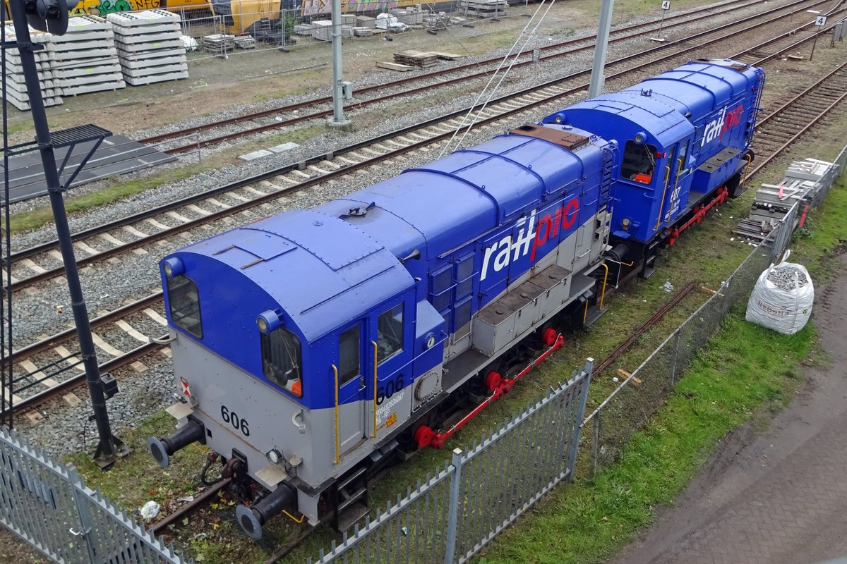 RailPro 606 steht am 11 Oktober 2019 in Nijmegen.