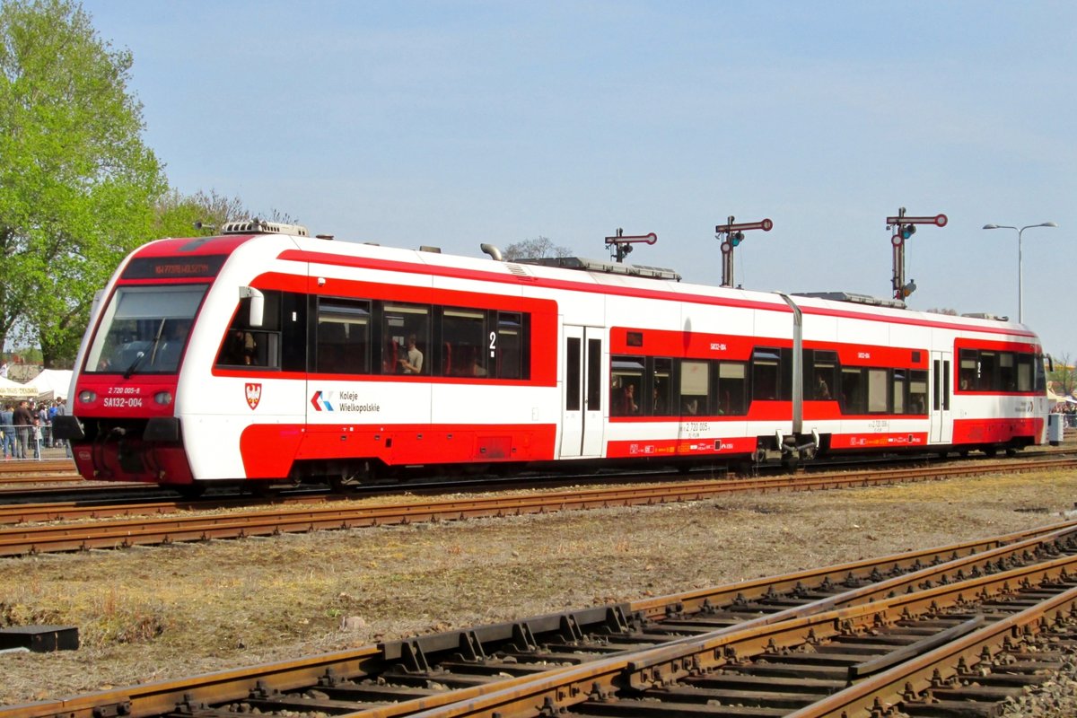 SA 132-004 treft am 30 April 2011 in Wolsztyn ein.