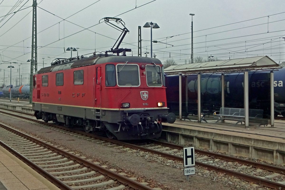 SBB 11303 lauft am 2 Jänner 2020 um in Singen (Hohentwiel). 