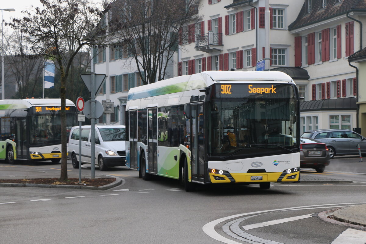 SBK Kreuzlingen TG 241'411 - eSolaris am 18. Dezember 2025 in Kreuzlingen (Aufnahme: Martin Beyer)
