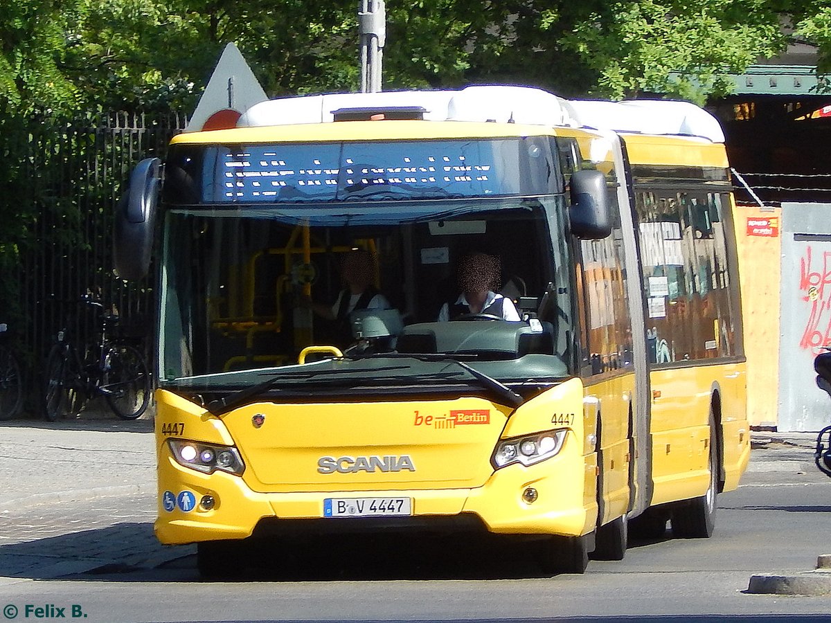 Scania Citywide der BVG in Berlin.