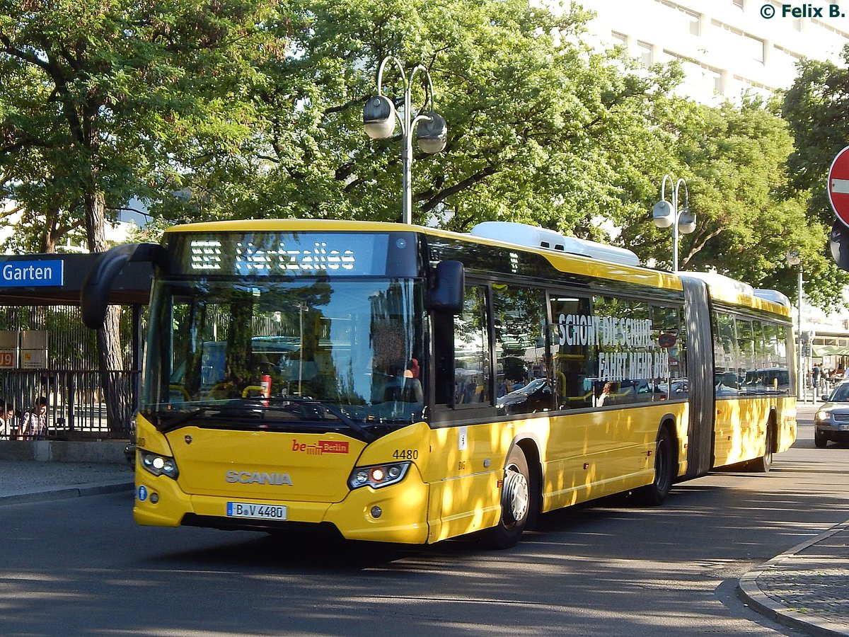 Scania Citywide der BVG in Berlin.