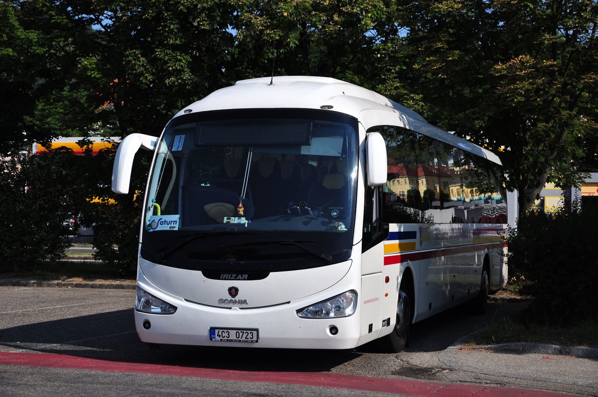 Scania Irizar aus der CZ im Juni 2015 in Krems.