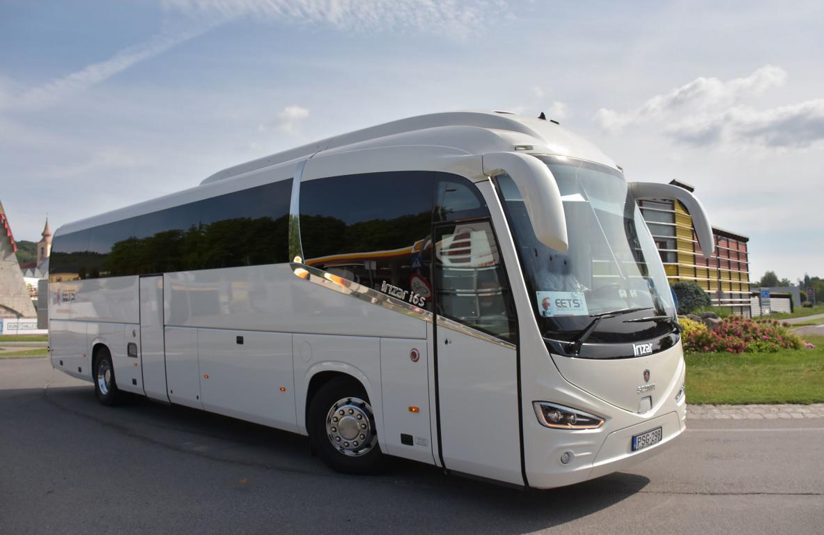 Scania Irizar i6s von EETS Reisen aus Ungarn 2018 in Krems.