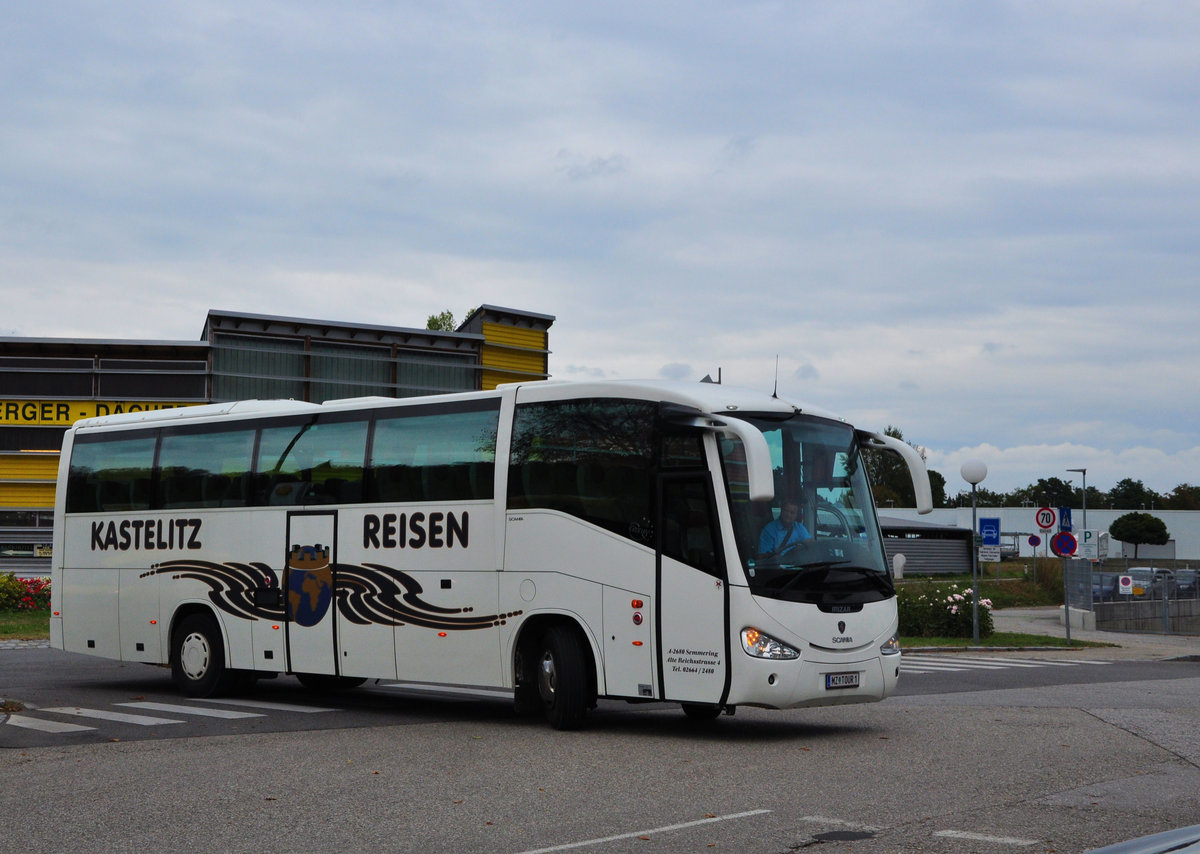 Scania Irizar von Kastelitz Reisen aus sterreich in Krems.