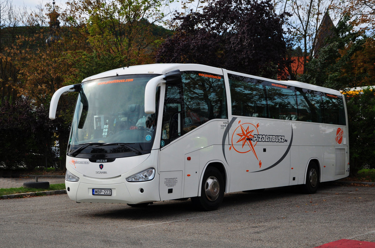 Scania Irizar von Pizolitbusz.hu in Krems.