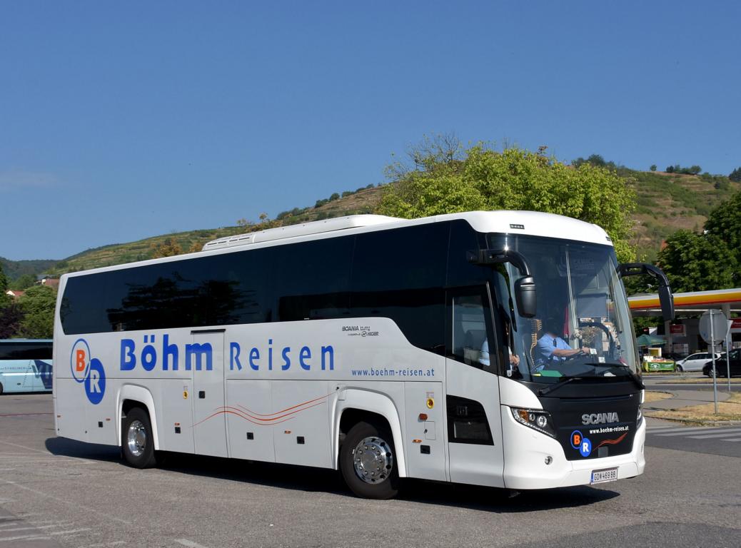 Scania Touring von Böhm Reisen aus Österreich 06/2017 in Krems.