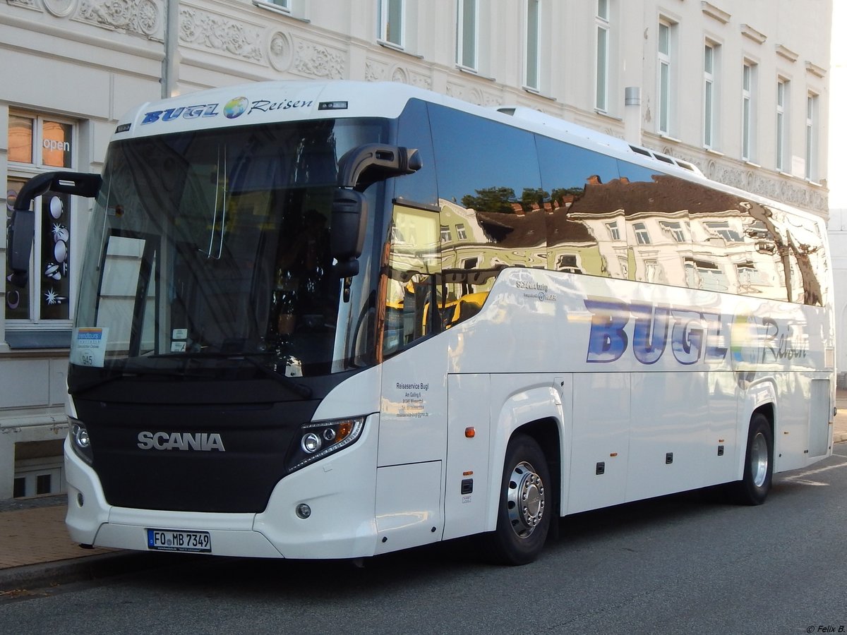 Scania Touring von Bugl Reisen aus Deutschland in Schwerin.
