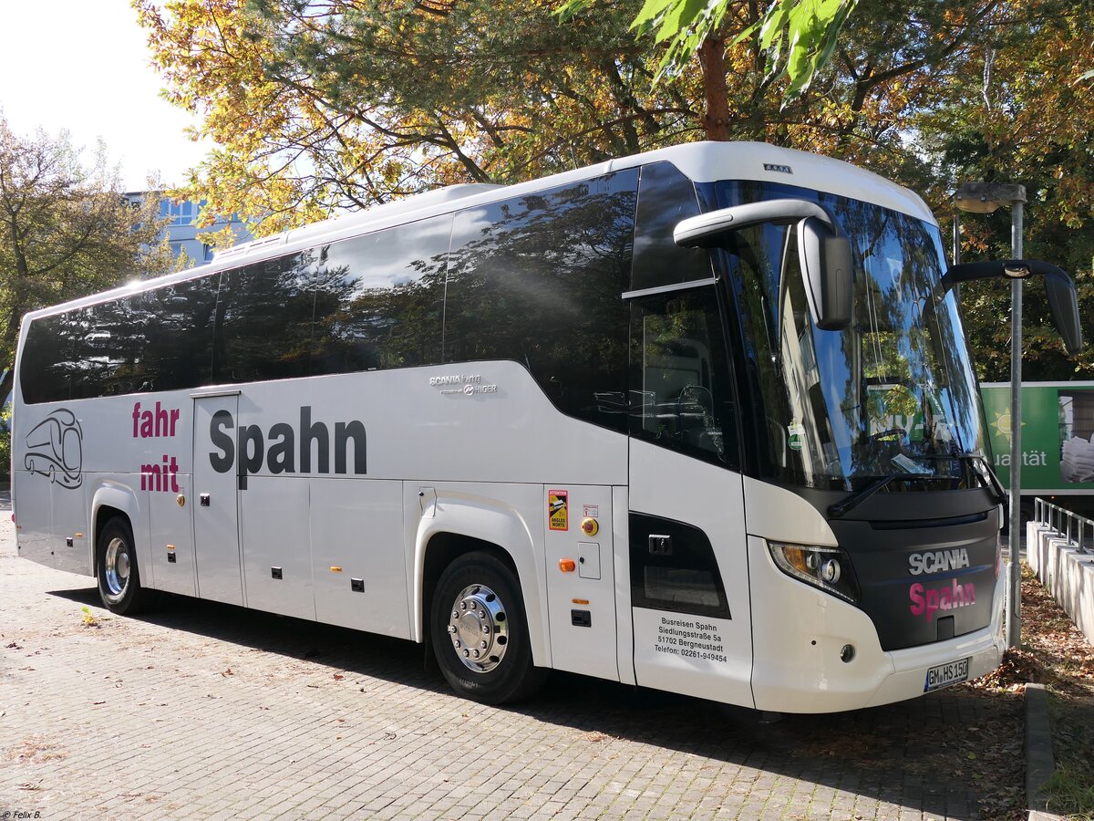 Scania Touring von Busreisen Spahn aus Deutschland in Binz.