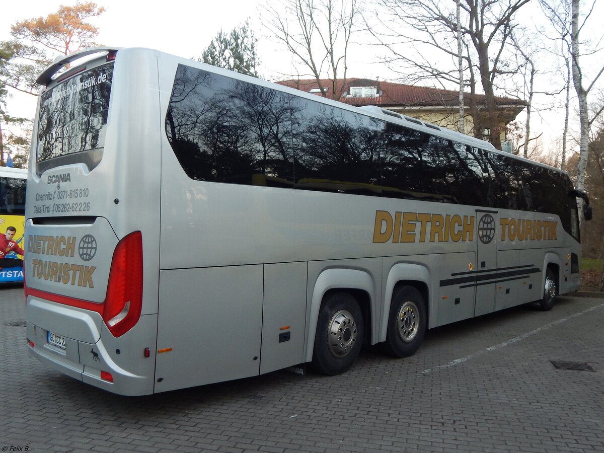 Scania Touring von Dietrich Touristik aus Deutschland in Binz.