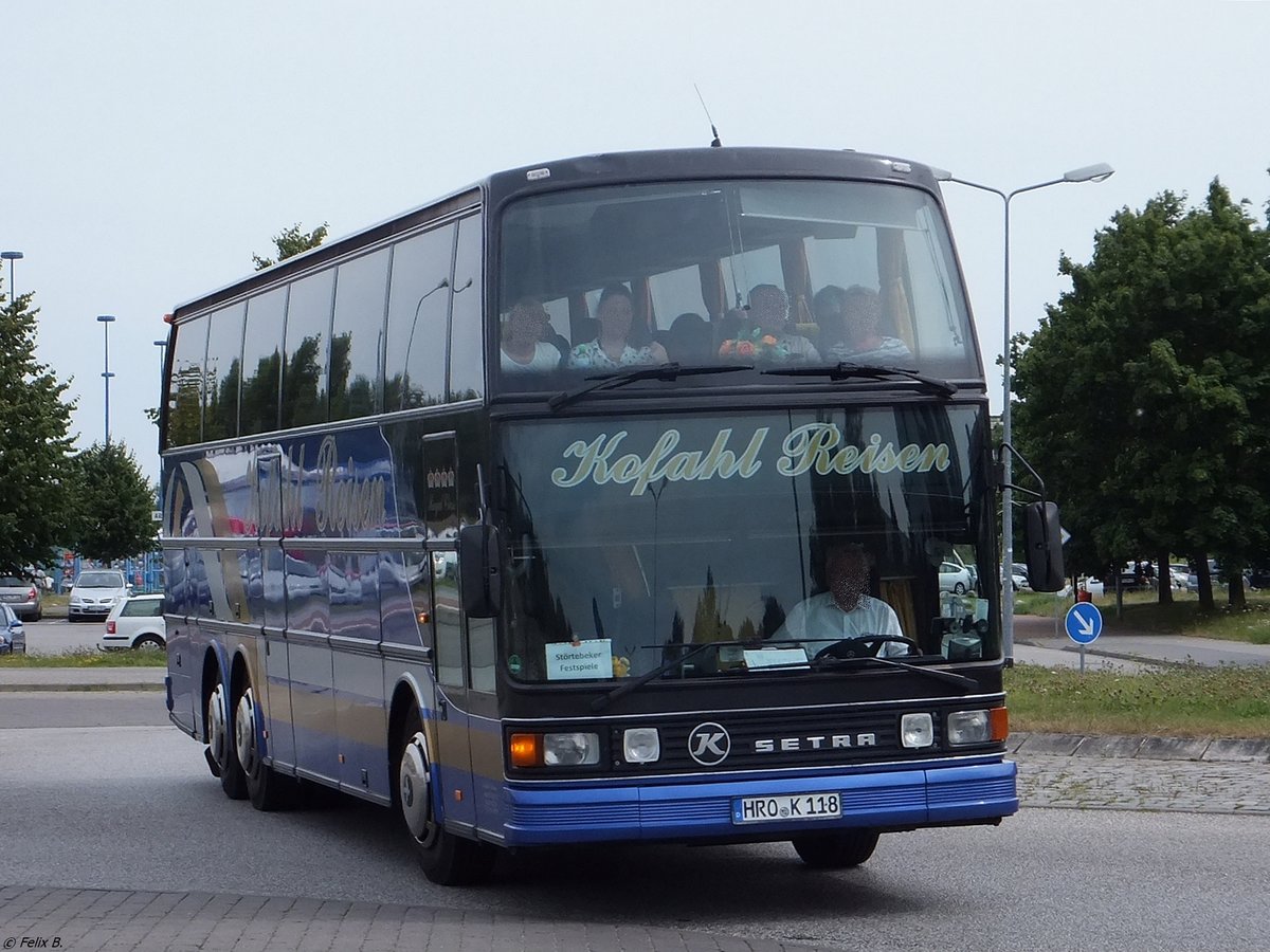 Setra 216 HDS von Kofahl Reisen aus Deutschland in Rostock. 