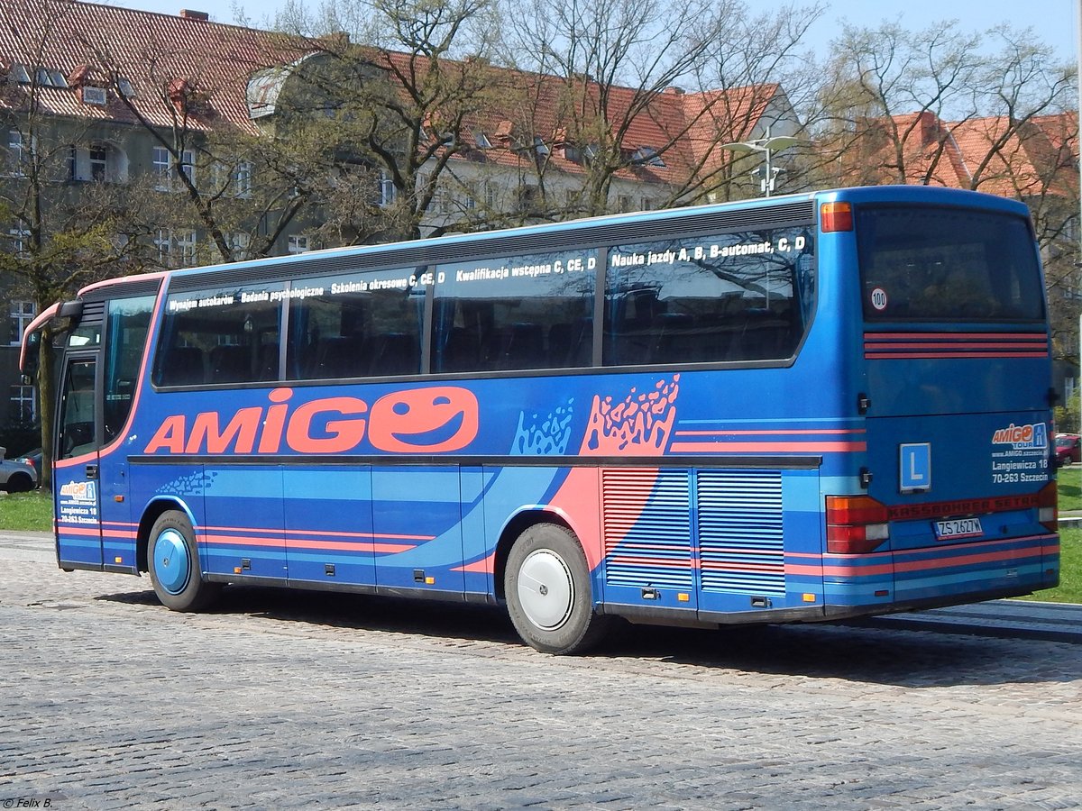 Setra 312 HD von Amigo sp.z o.o. aus Polen in Stettin.